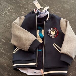 JACADI BABY Winter Baby Jacket and sweater set (NEW)